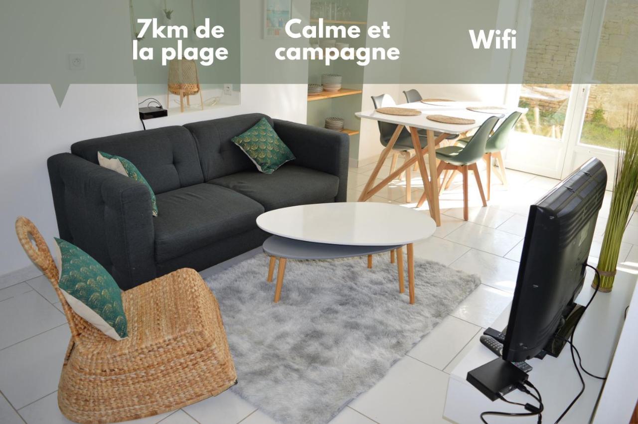 Вилла Entre Terre Et Mer - Maison Pour Se Ressourcer Colombiers-sur-Seulles Экстерьер фото